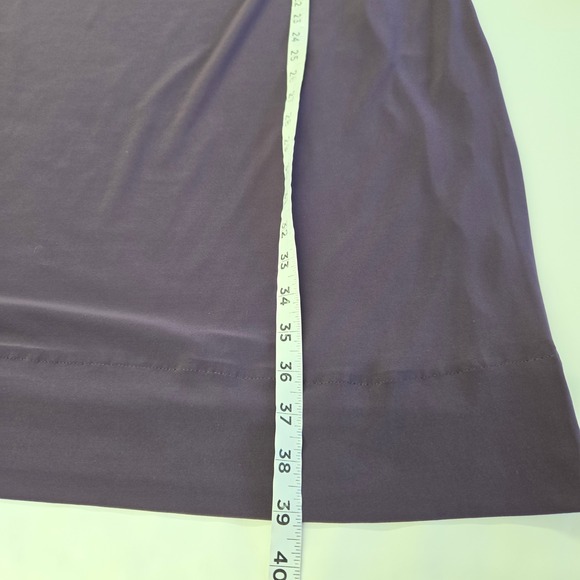 Taylor Dress Womens Plus Size 18W Purple Sleeveless Floral Embellished Bow Back - Picture 8 of 9